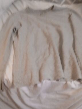 Fruit of the Loom Light Gray Waffle Knit Thermal Top